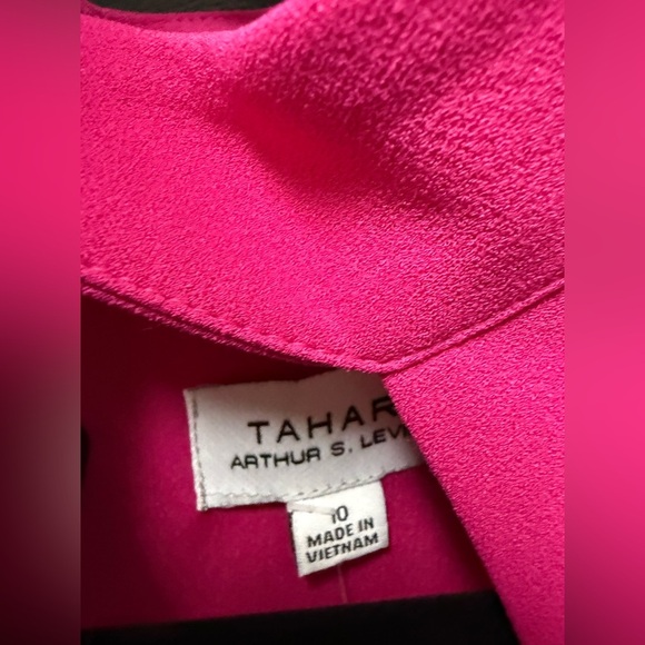 Tahari ASL Mock Neck Cutout Pleated Dress NWT 10 - Picture 5 of 5